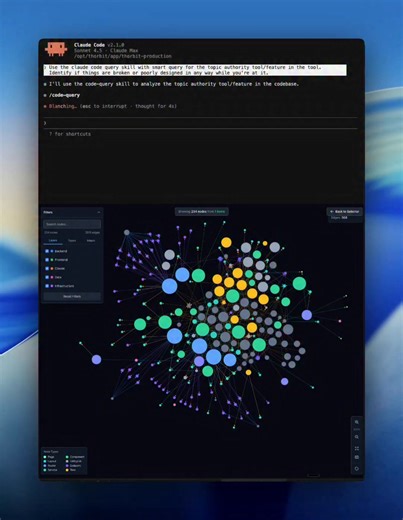 This is how I code with Claude. Generate graph of relationships that AI reads and then use a command that creates plans and executes while distributing task lists with some simple python scripts so every agent can share their status and see the status of others. About 2,000 people wanted to see a bit more on what I'm doing here, so here you go. | Andrew Sterling Ansley