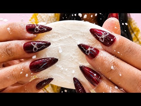 Satisfying Soap Scratching ASMR ✨ Long Nails + Intense Crunchy Sounds