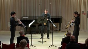 Happy National Saxophone Day 🎷 We're celebrating with a video of our woodwind students performing part of Beethoven's Trio for 2 Oboes and English Horn in C major, in a special arrangement for saxophones by Abby Tyson 👇 | Royal Academy of Music