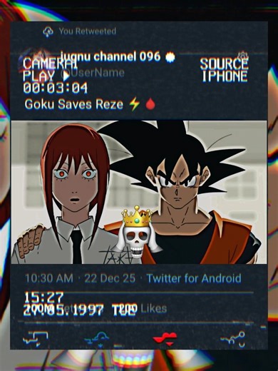 “Goku vs Makima 👊🔥 | Reze’s Escape 🩸”