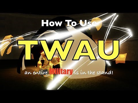 [YBA] TWAU: How to use TWAU (The World: Alternate Universe) · Roblox Tutorial
