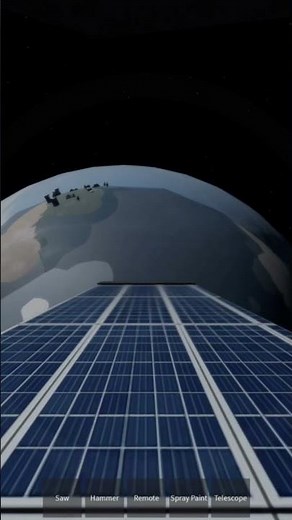 Orbiting Earth in Celestial Exploration #roblox #space #music #exploration #orbit