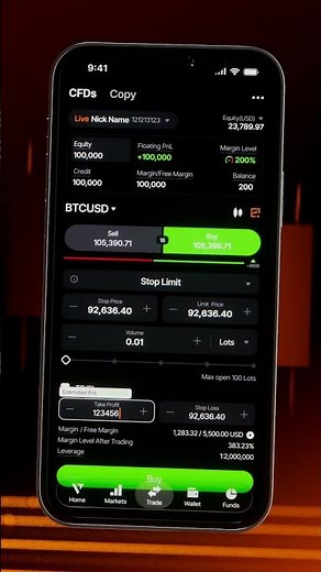 Vantage App Versatile Trading