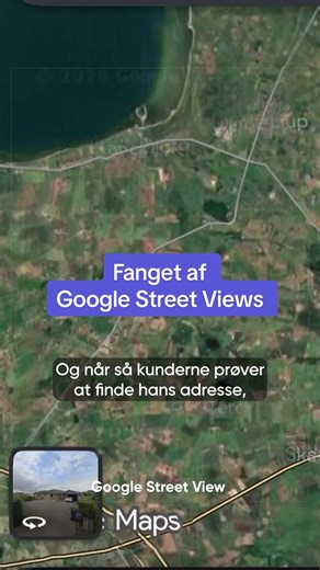 Fanget i underhyler og crocs - Google Street View