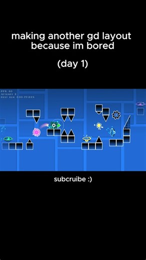 new geometry dash layout #geometrydash #gd #gdlayout #gdupdate
