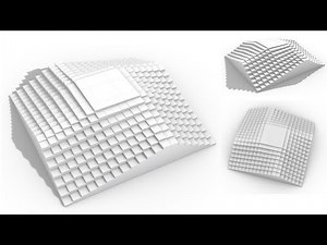 Contour Pixelation from Projected Points | Grasshopper 3D