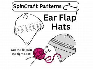 Ear Flap Hat Knitting Pattern - Etsy UK