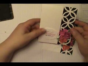 Stampin' Up! Lattice Flower Garden Card