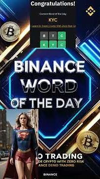 🚀 PALABRA DEL DÍA BINANCE 📈 ¡APRENDE A TRADear CRIPTO SIN RIESGO con DEMO TRADING! 💰📉➡️📈 #Bina