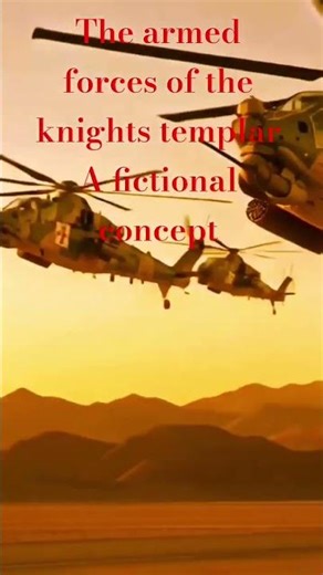 The armed forces of the knights templar - forze templari concept di fantasia