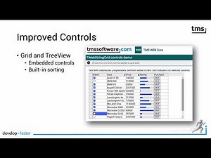 TMS WEB Core 2.0: Introducing new controls