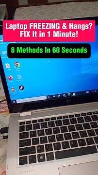 💻 Laptop FREEZING & Hanging? 🔧 FIX It in 1 Minute! (Easy Steps)
