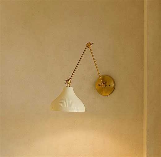 Handmade Brass Wall Lamp | Decorative Sconce Lighting | Modern Light for Living Room - Etsy