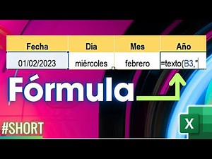 Convierte fechas numéricas a fechas de TEXTO ¡con FÓRMULA! #excel 👊