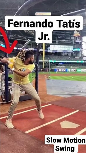 Fernando Tatís Jr. Slow Motion Swing