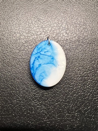 Marbled Ocean Necklace Pendants - Etsy