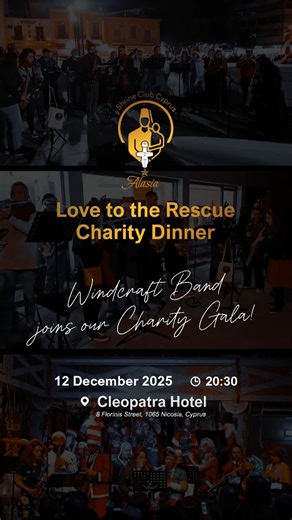 🎺 Windcraft Band joins our Charity Gala! 🎺 We are delighted to announce that Windcraft Band, the vibrant 20-member wind ensemble known for their energetic mix of funk, Latin, swing, rock, and Balkan rhythms, will be donating their #performance to support our charitable cause. Under the direction of Elli Michael, the #band has been performing across #Cyprus since 2014, bringing joy, rhythm, and community spirit everywhere they go. This year, they will also fill our #Gala with the #magic of Chri