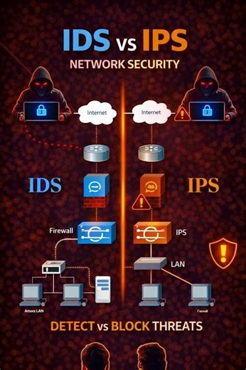 Firewall vs IDS vs IPS 🔥 | Difference Explained | Cyber Security Hindi