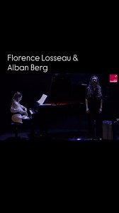 1.3K views · 24 reactions | Florence Losseau @florence.losseau (mezzo-soprano) and Elenora Pertz (piano) perform an excerpt from Alban Berg’s Sieben frühe Lieder (I. Nacht). This program was recorded on February 19, 2022, at the Théâtre de l’Alliance Française in Paris and presented by Clément Rochefort. Via @francemusique #albanberg | History of Music | Facebook