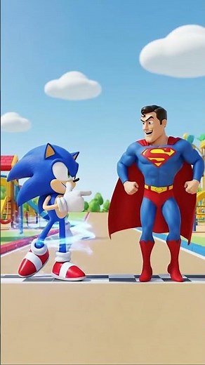 Sonic vs Superman: Ultimate Speed Smash-Up! 🆚💥