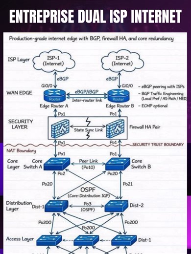 Understanding Enterprise Dual ISP Networking