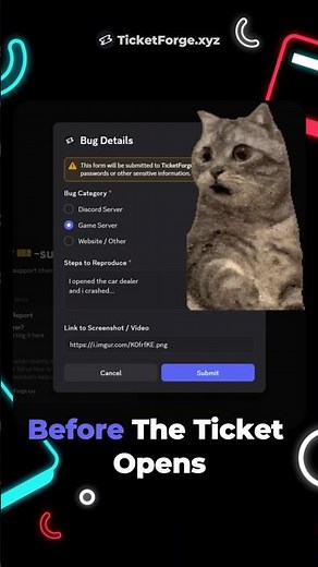 How to Automate Discord Support Tickets 📝 #shorts #discordserver