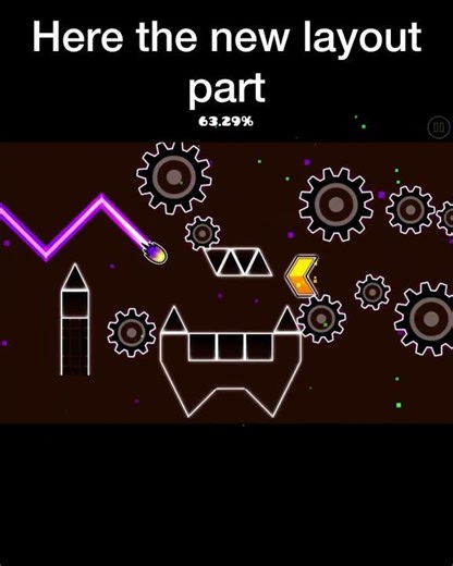 Day 3 making a layout #gd #geometrydash #layout #gdlayout #shorts