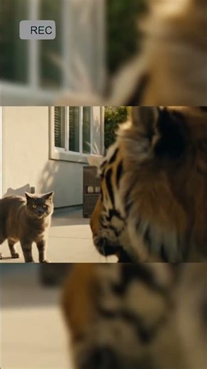 House Cat Saves Owner from a Charging Tiger