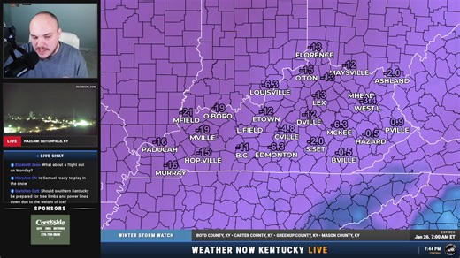 LIVE: Winter Storm Headed For KENTUCKY, The Latest! ~ We're showing you when, where and in some cases how much snow to expect across Kentucky over the next weekend. Credit: Pivotal Weather & Aguacero for Model Imagery... Weatherwise for Live Radar! | WeatherNow Kentucky