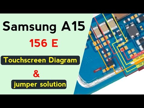 Samsung Galaxy A15 (SM-A156E) Touchscreen Diagram | Touch IC, Touch Lines & Jumper Solution