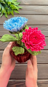 118K views · 1.6K reactions | Beautiful! Amazing Flower basket from Chenille Stems DIY Craft Tutorial #homedecor #diy #tutorial #chenilleflowers #craftidea #flower #foryou #fyp | Easy Studio Crafts | Facebook