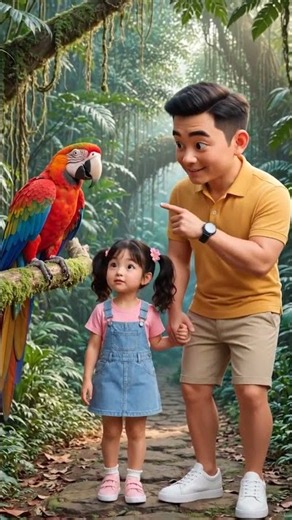 Learn Rainforest Animals for Kids | Parrot, Snake & Crocodile