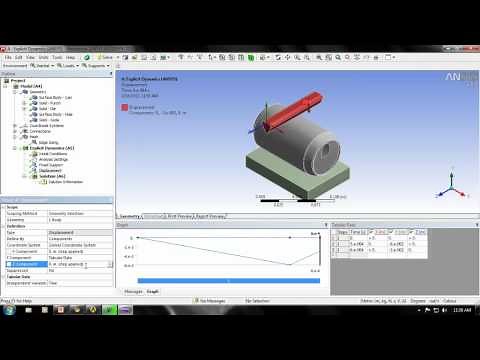 EXPLICIT DYNAMIC ANALYSIS using ANSYS WORKBENCH