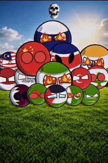 Israel vs philistin: Which Countries Support Who? 🌍🔥 | Countryballs Explained