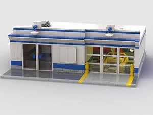 LEGO MOC-80360 Smitty's Auto Repair Shop (City 2021)