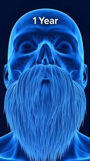 What Happens If You Never Cut Your Beard? 😳 | 3D X-Ray Beard Growth