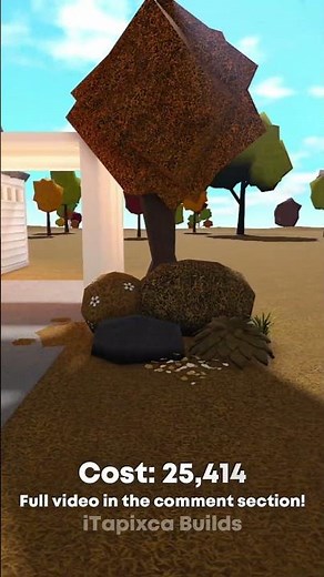 🤎 no gamepass one story fall home [ bloxburg build ] #shorts #bloxburg #roblox