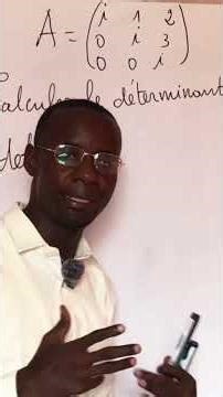 Le déterminant d’une matrice triangulaire d’ordre 3