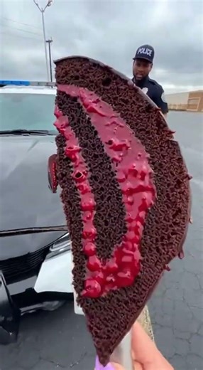 Choco Cherry Lava Cake Gooey, Rich Irresistibly Decadent #cake #today #trendingshorts #shorts