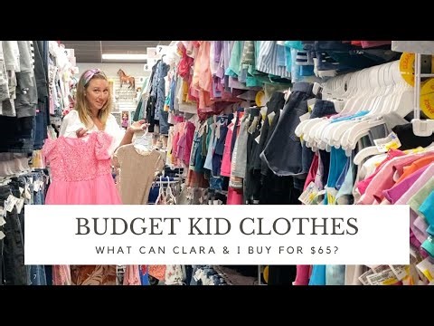 Kid Clothes on a Tight Budget | Come Thrifting with Us! | What Can We Get for $65?
