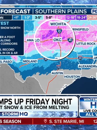 Oklahoma Winter Storm: Record Snowfall Expected This Weekend