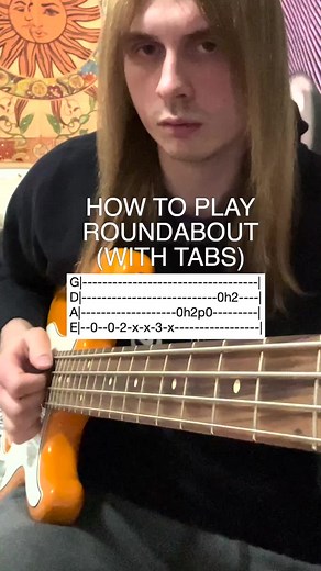 How to Play Roundabout on Guitar and Bass