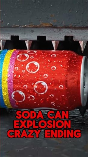 Soda Can Explodes WATCH TILL THE END #asmr #satisfying