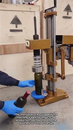 Manual Bottle Sealing with a Compact Machine