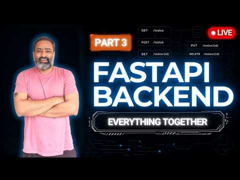 Building a FastAPI Backend from Scratch LIVE | Part 3: Alembic Migrations & Async CRUD