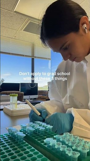 Don’t apply to grad school without these 3 things #phd #application #research