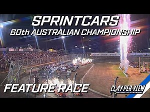 Sprintcars | 60th Australian Championship - A-Main - Perth Motorplex - 11th Feb 2023 | Clay-Per-View