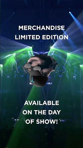 Limited edition will be available at the O2 Arena in Prague! Get your exclusive gear! See you! 🌟