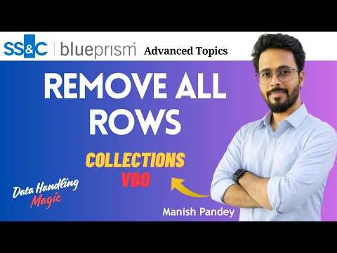 👉 Remove All Rows from Collection in Blue Prism | Collections VBO Explained (Step-by-Step)