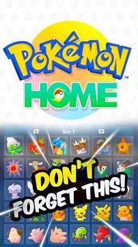 Don’t Forget This! Pokémon Legends ZA HOME Update is Here! #pokemon